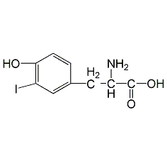 3-碘-L-酪氨酸结构式