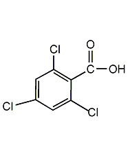 2,4,6-三氯苯甲酸结构式