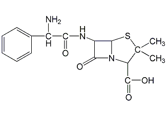 氨苄西林结构式