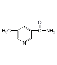5-甲基烟酰氨结构式